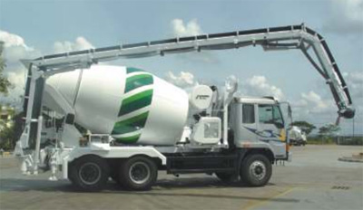 Transit Concrete Mixer with Conveyor Belt