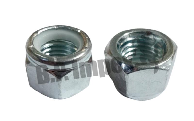 DIN 985 locking nut  Grade: 10 (if not, then Grade: 8)  Clear Zinc
