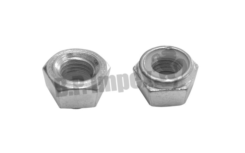 DIN 985 locking nut  Grade: 10 (if not, then Grade: 8)  Clear Zinc