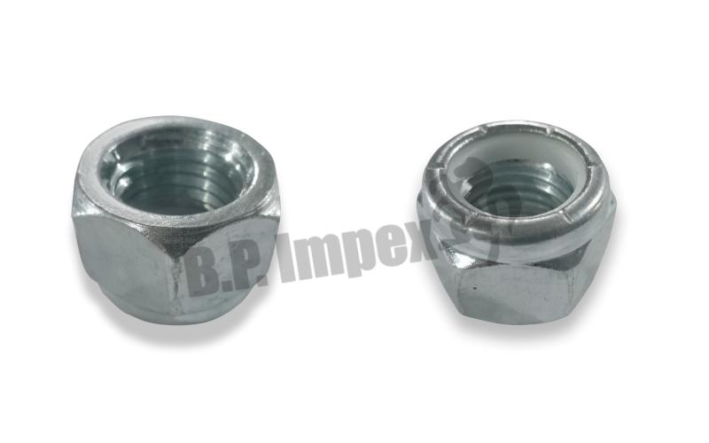 DIN 985 locking nut  Grade: 10 (if not, then Grade: 8)  Clear Zinc