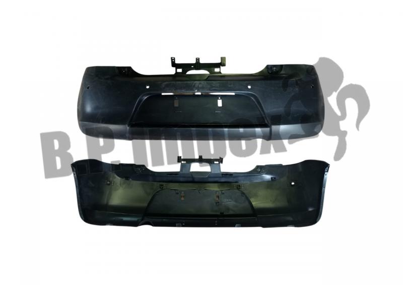 BUMPER SET, REAR (BLACK),71810M55R10-5PK
