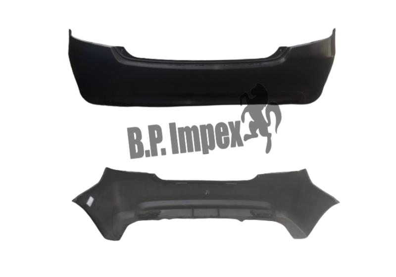 REAR BUMPER(BLACK) WITHOUT SENSOR HOLE