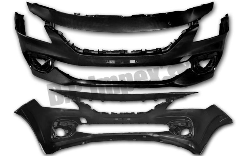 BUMPER FRONT (BLACK),71711M55T00-5PK 71711M55T00