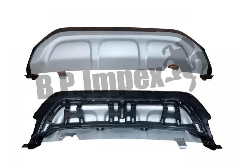 BUMPER ASSY REAR LOWER (BLACK/SILVER)