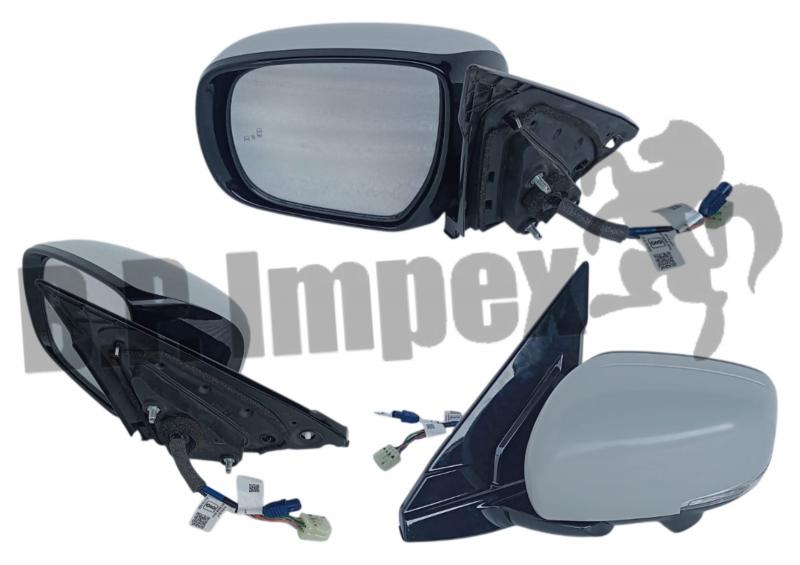 MIRROR ASSYOUT REAR VIEW LH (BLACK)