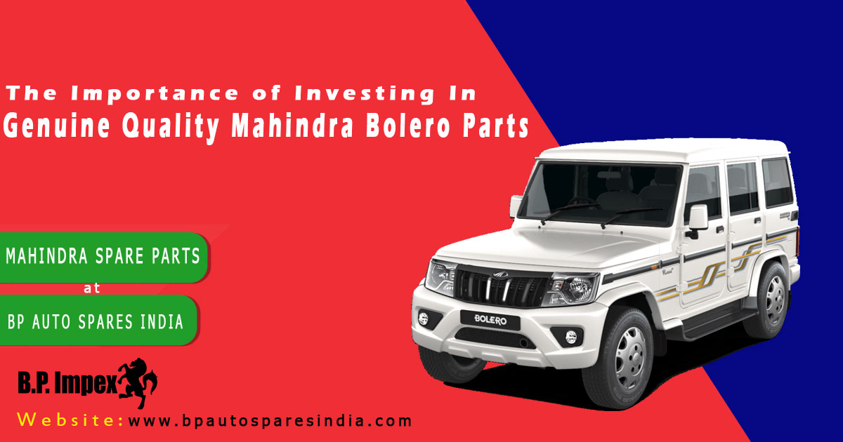 Mahindra Bolero Parts