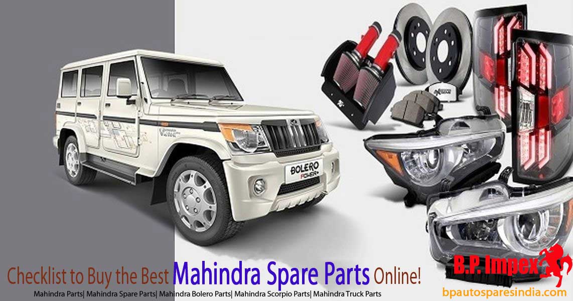 Checklist to Buy the Best Mahindra Spare Parts Online!