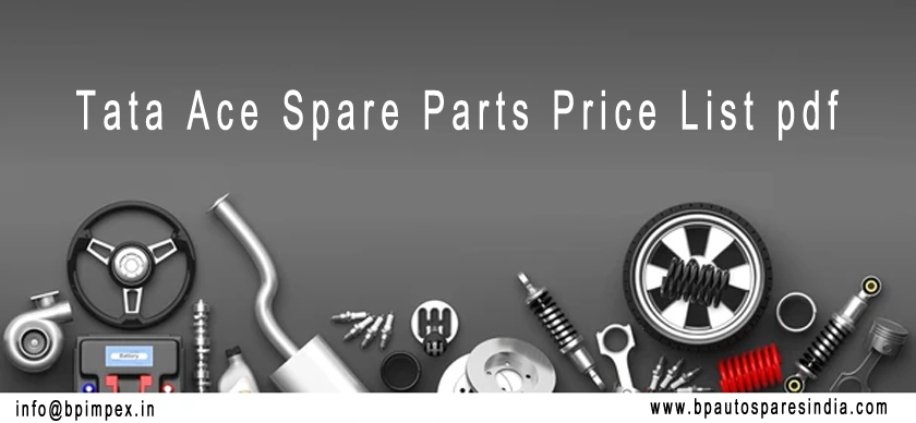 Tata ace spare parts price list pdf