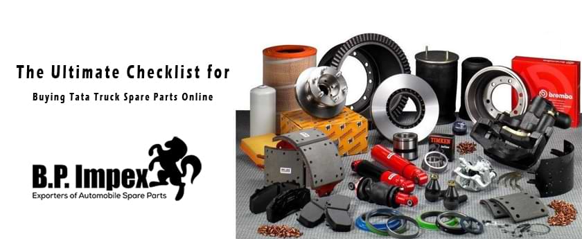 The Ultimate Checklist for Buying Tata Truck Spare Parts Online