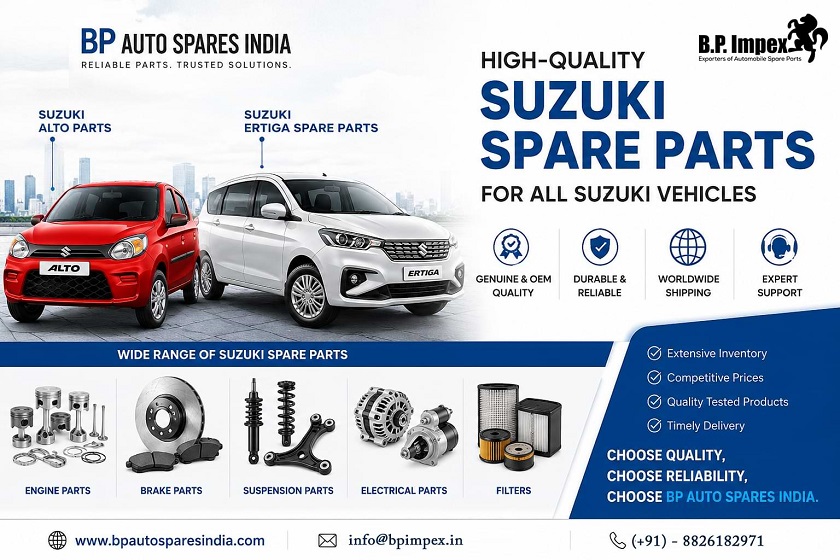 High-Quality Suzuki Spare Parts for All Suzuki Vehicles