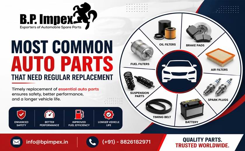 Most Common Auto Parts That Need Regular Replacement