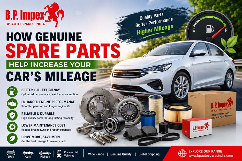 How Genuine Spare Parts Help Increase Your Car’s Mileage: A Complete Guide