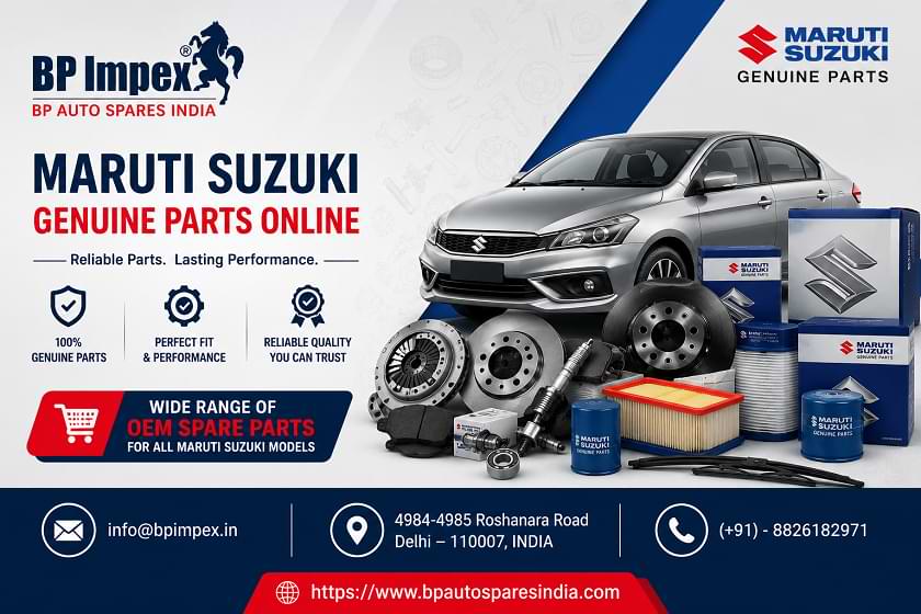 Maruti Suzuki Genuine Parts Online | OEM Spare Parts for Reliable Vehicle Maintenance