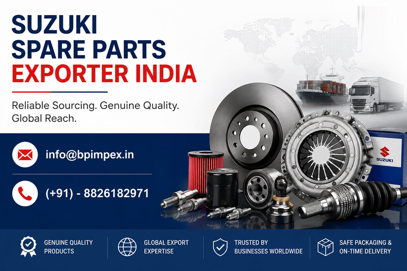 Suzuki Parts Exporter India for Global Automotive Buyers