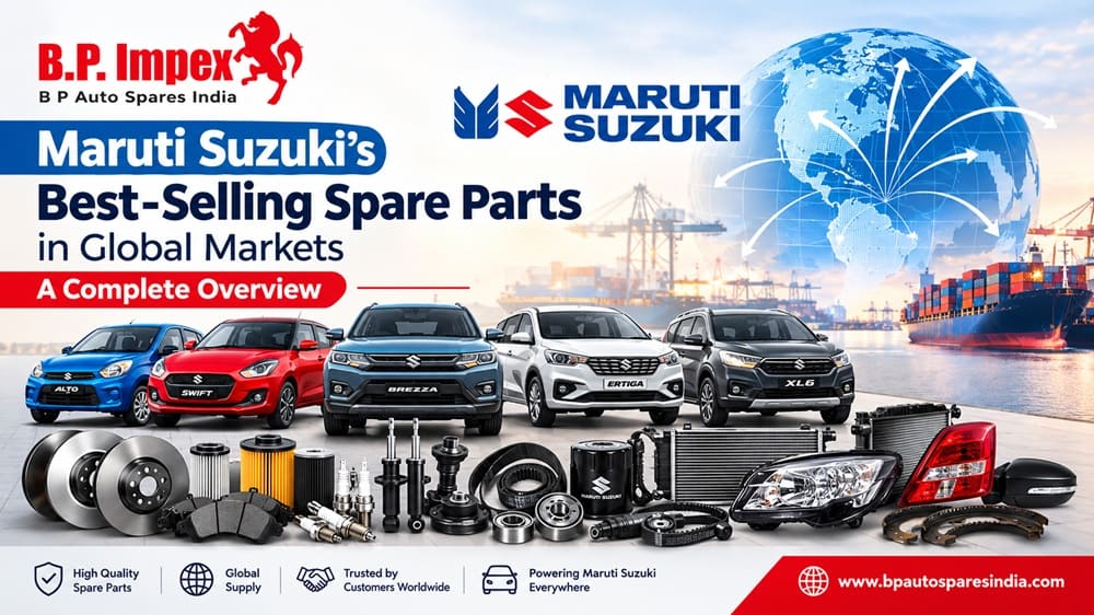 Maruti Suzuki’s Best-Selling Spare Parts in Global Markets: A Complete Overview