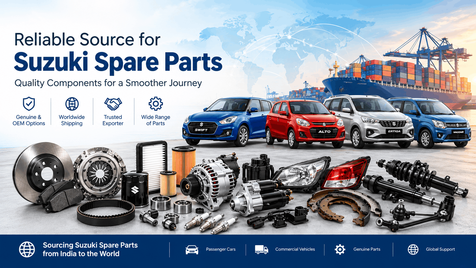 Finding the Right Suzuki Replacement Parts: A Guide for Global Automotive Buyers