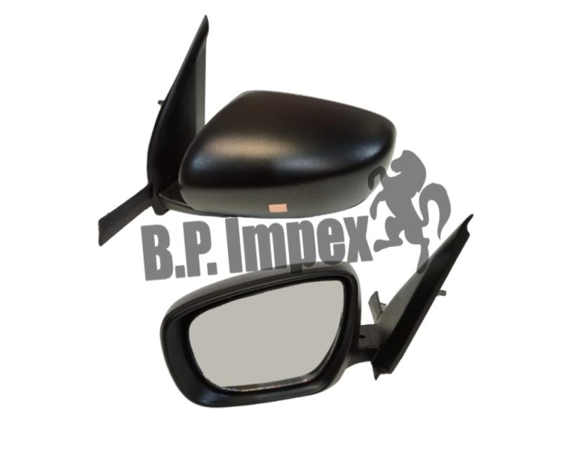 MIRROR ASSY OUT REAR VIEW LH (BLACK) MANUAL TIP TAP TYPE