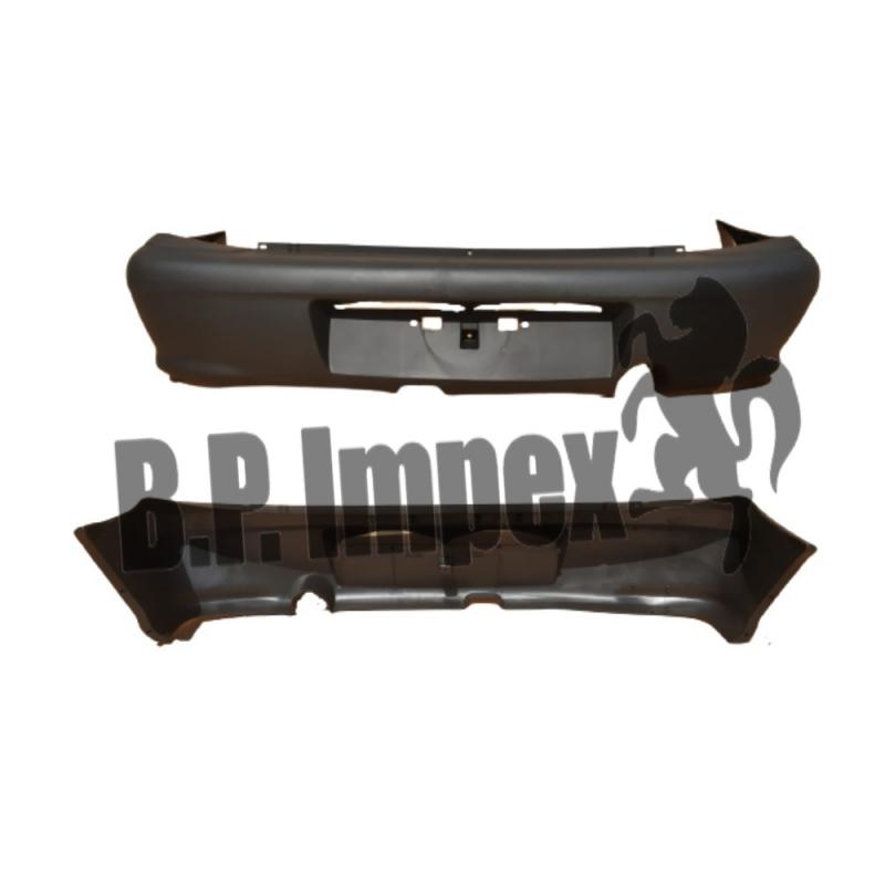 BUMPER RR, BLACK, LTD CAR