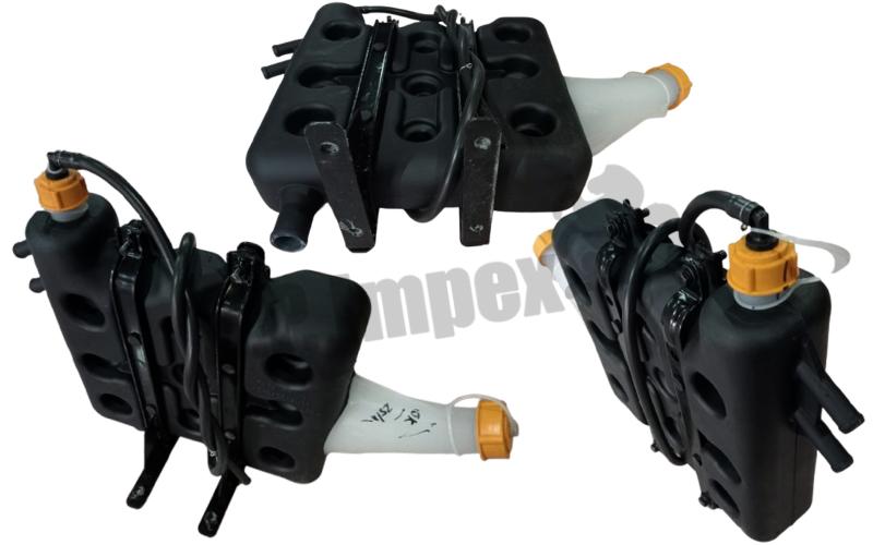 COOLANT TANK NM WITH BRACKETS